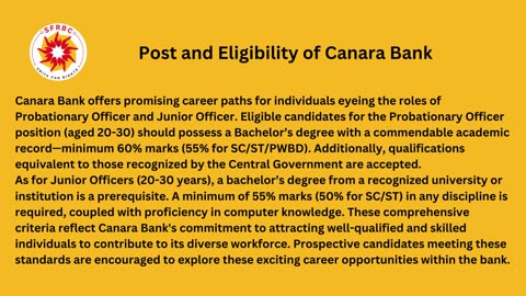 Canara Bank - Probationary Officer recruitment process