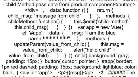 Pass data from child to parent in Vuejs is it so complicated