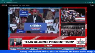 PRESIDENT TRUMP RALLY IN ROBSTOWN TEXAS.