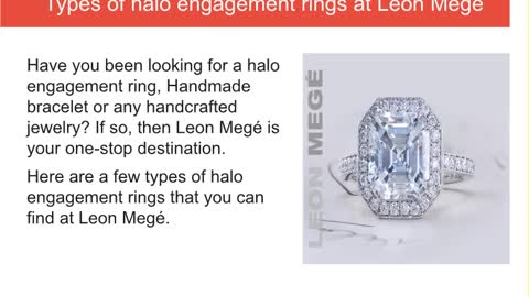 New collection of halo engagement ring or Handmade bracelet