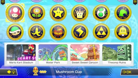 Mario Kart 8 Deluxe Gameplay Walkthrough Part 2 (Full)! Mushroom Cup 50cc Gameplay! Nintendo Switch