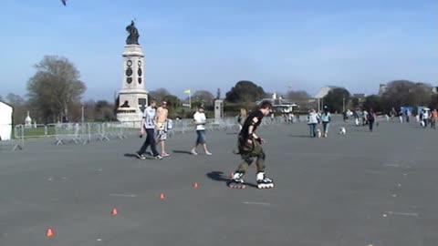 Plymouth Skaters on the Hoe Late night skates University Studentsthe Hoe 2011