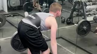 130 pound 12 year old son deadlift 250 pounds
