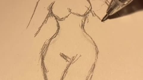 How to draw Woman body