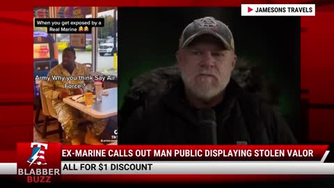 Ex-Marine CALLS OUT Man Public Displaying Stolen Valor