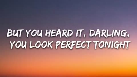 Ed Sheeran - Perfect (Lyrics)