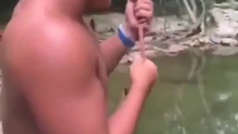 Man fall in river