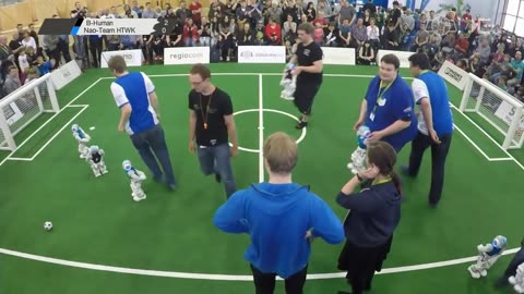 SPL_ B-Human – Nao-Team HTWK (Final) [RoboCup German Open 2017]