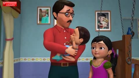 Munna Ro Raha Tha Crying Baby Song Hindi Rhymes for children Infobells