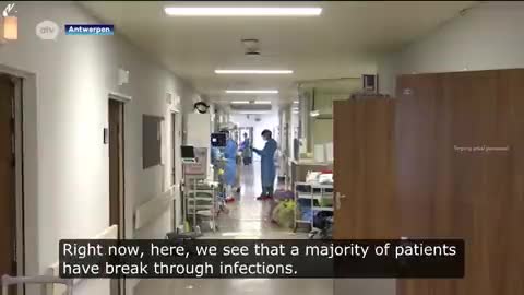 hôpital Universitaire de Gand NOV 2021 100% des patients covid en soins intensif - 2x vaxx