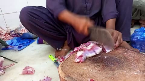 Expert mutton cutting technique revealed