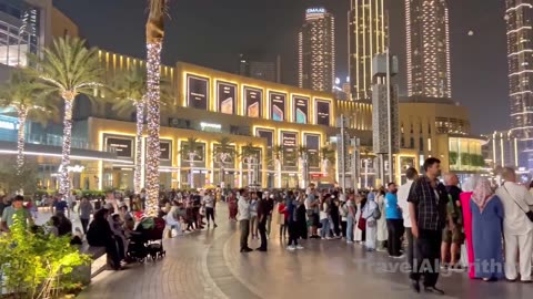 Dubai Night life | Burj khalifa | Down town dubai | dubai walking tales #dubai