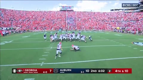 #1 Georgia vs Auburn Highlights | College Football Week 5 | 2023 College Football