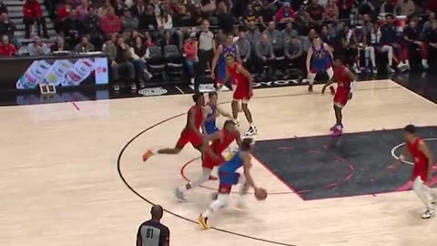 Aaron Gordon Throws Down Powerful Dunk! Nuggets vs. Trail Blazers