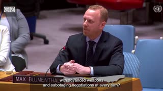 Max Blumenthal's UN Security Council Speech on the Hypocrisy of NATO's Ukraine Proxy War