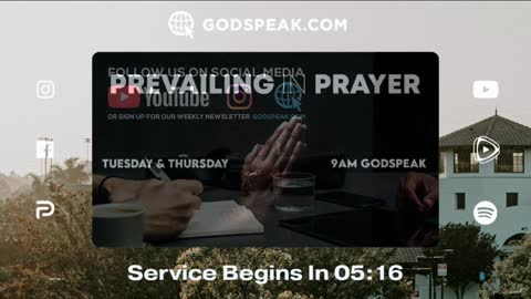 Godspeak Sunday Livestream