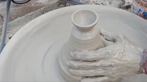 See how clay cups are made