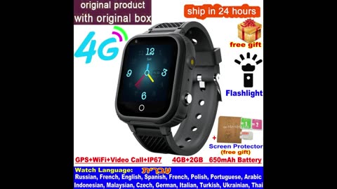 LT21 4G Smart Watch Kids GPS WIFI Video Call