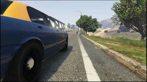 GTA 5 running on roads