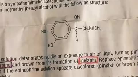 Epi- Pens and Adrenochrome