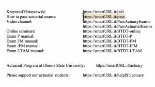 Exam LTAM exercise for August 24, 2021