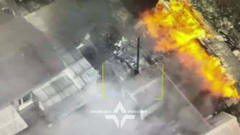 Russian APCs and Ammo Dumps Destroyed on Streets of Belgorod