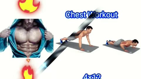 Shoulder, Chest & Abs Exercise #upperbodyworkout #shorts #fitnessmotivation #homefitness #shortvideo