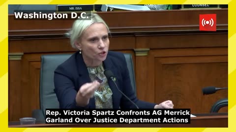 Rep. Victoria Spartz Confronts AG Merrick Garland Over Justice Department Actions at House Hearing