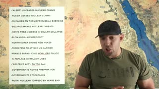 MAJOR ALERT! 100's of NUKES MOVING, USA ENDS PACT, 2 WEEKS to "DOLLAR CRASH", A.I EMERGENCY- MUSK