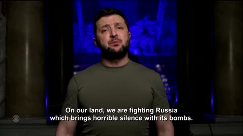 Ukraine's Zelenskiy appeals for help in Grammy video