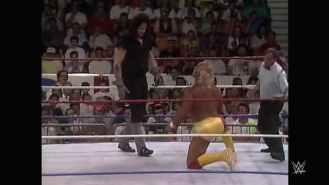 Hulk hogan vs undertaker first match