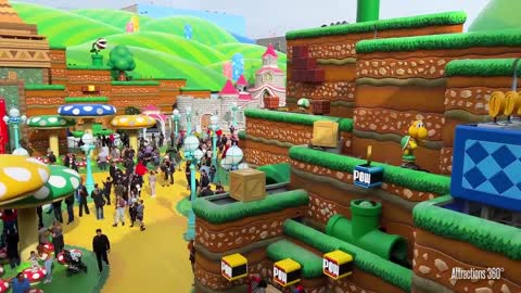 NEW LAND! Super Nintendo World Tour at Universal Studios Hollywood 2023