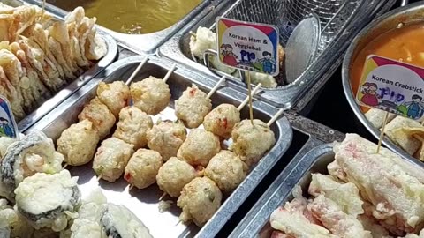 Philippine Street with Korean Food! Food Vlogs