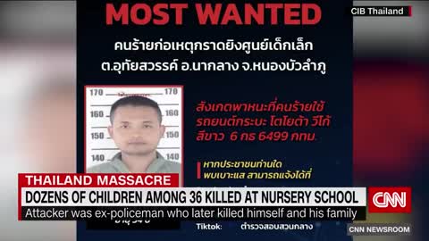 Nursery school massacre in Thailand leaves dozens of children dead