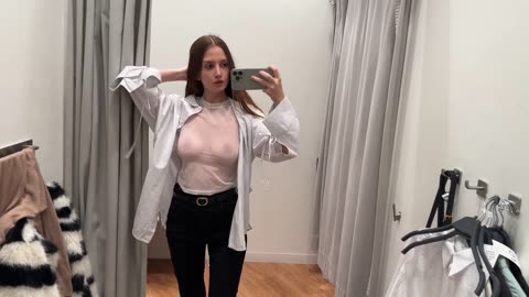Transparent Tryon Haul Transparent See Through Clothes new video hot girl