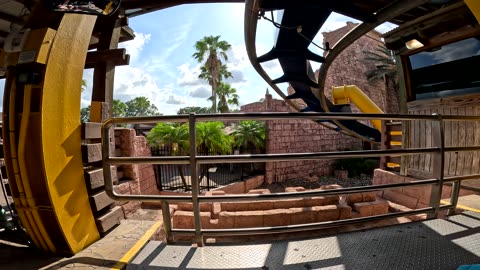 Montu Busch Gardens Tampa Bay 4k POV