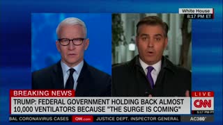 Jim Acosta back-handed compliment to Trump