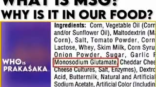 MSG - a deadly poison in your food.