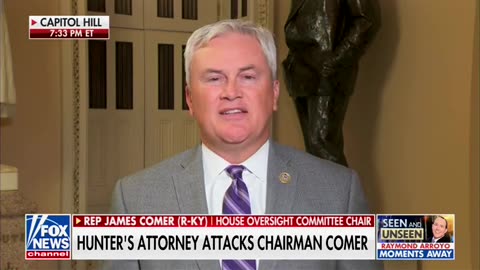 James Comer Says Biden Legal Team Telling Whistleblowers 'Do Not Cooperate'