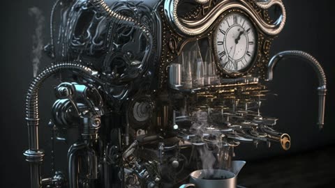 Coffee makers Steampunk style / Cafeteras estilo steampunk