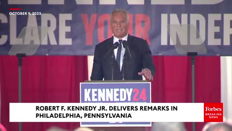 BREAKING NEWS RFK Jr Announces Independent Candidacy For President Of The United States