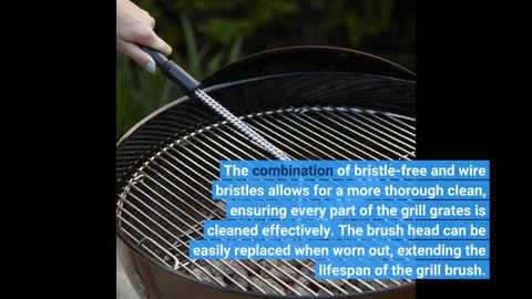 Buyer Reviews: Sponsored Ad - GRILLART Grill Brush Bristle Free & Wire Combined BBQ Brush - Saf...