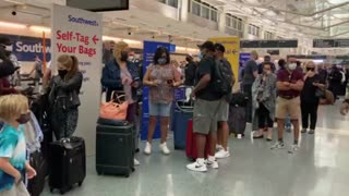 Major delays as thousands of Southwest Airlines flights cancelled