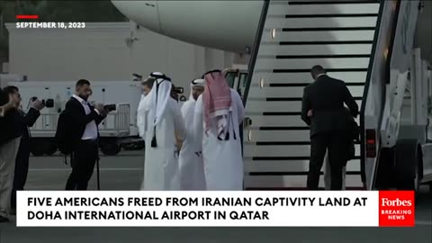 BREAKING NEWS- Five Americans Freed From Iranian Captivity In U.S.-Iran Prisoner Swap Land In Qatar