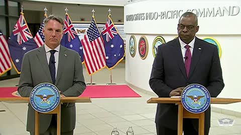 Secretary of Defense Lloyd Austin and Australian Defense Minister Richard Marles news conference