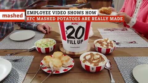 Employee Video Shows How KFC Mashed Potatoes Are Really Made