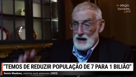 Dennis Meadows • Population reduction • Redução populacional PT-BR (2023,8,29) 👀☢️🔥