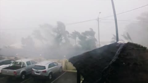 Cyclone Judy hits the island nation of Vanuatu