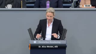 AfD Alice Weidel zerrupft Deutsche Regierung im Bundestag