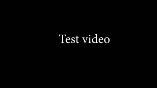 Just a test video